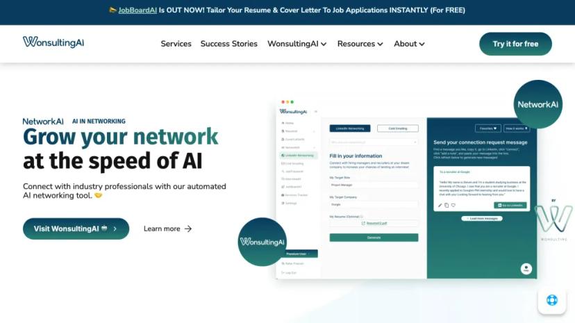 Screenshot of The20 AI Networking: Grow Your Network at the Speed of AI