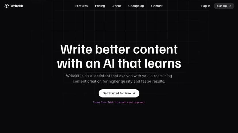 Screenshot of AI-Powered Writing Assistant