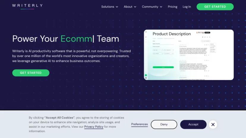 Screenshot of AI-Powered Productivity Software for Teams and Creators