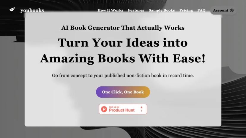 Screenshot of AI Book Generation Made Easy