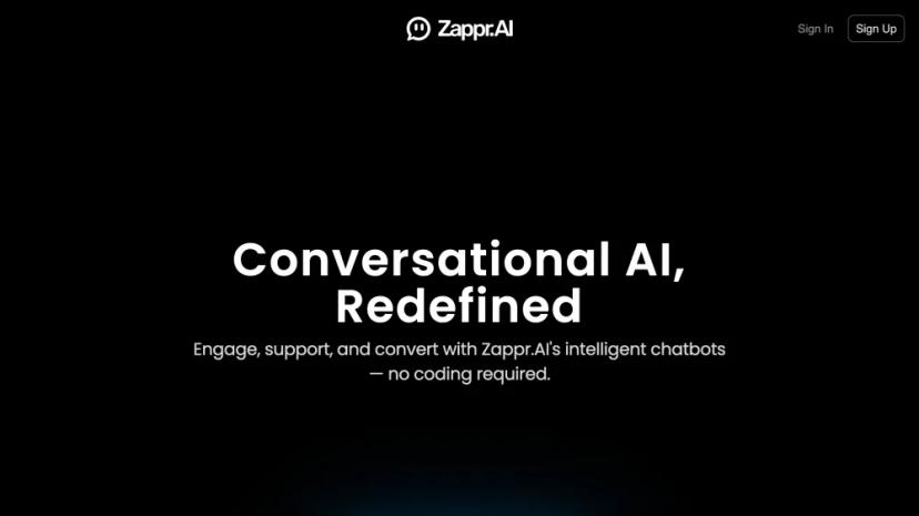 Screenshot of Intelligent AI-Powered Chatbots for Sales and Support