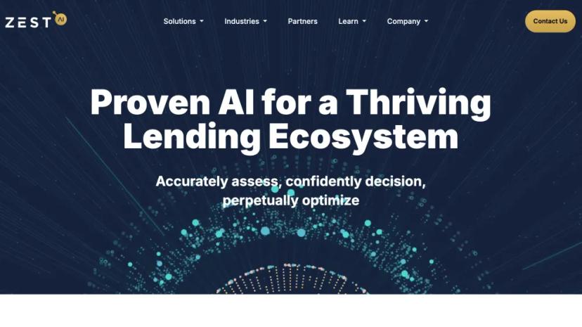 Screenshot of AI-Powered Underwriting Technology for Smarter, Fairer, and Faster Lending