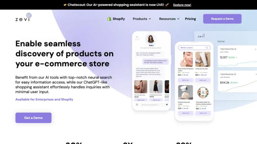 Screenshot of AI Shopping Assistant for E-commerce Stores