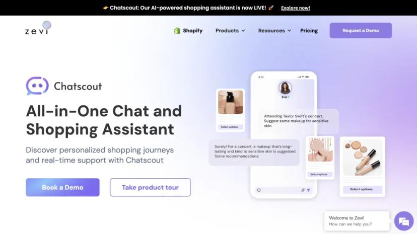 Screenshot of AI-Powered Shopping Assistant