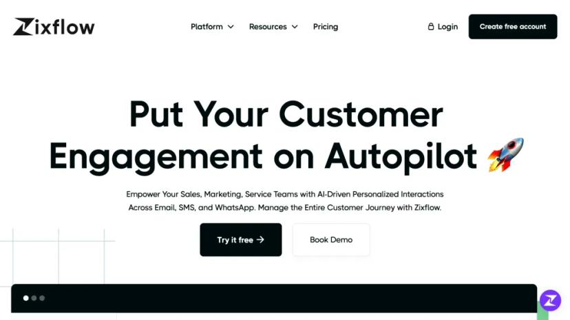 Screenshot of All-in-One AI-Driven Customer Engagement Platform