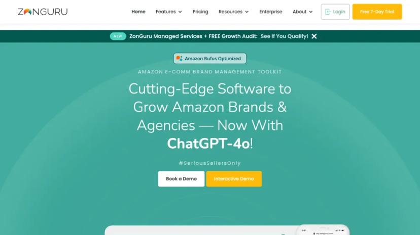 Screenshot of AI-Powered Amazon E-Commerce Brand Management Toolkit