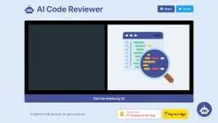 Screenshot of AI Code Reviewer