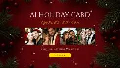 Screenshot of Holiday AI Couple Card Generator