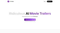 Screenshot of Ridiculous AI Movie Trailers