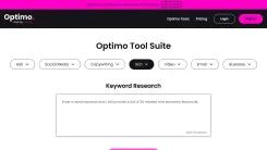 Screenshot of Optimo Keyword Research
