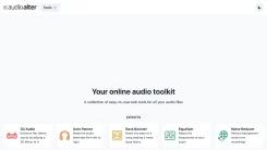 Screenshot of YOUR ONLINE AUDIO TOOLKIT