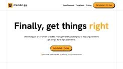 Screenshot of Checklist.gg