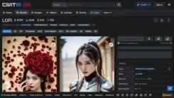 Screenshot of LOFI AI Model