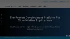 Screenshot of Cloud Foundry