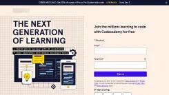 Screenshot of Codecademy