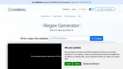 Screenshot of CodePal Regex Generator