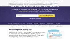 Screenshot of cognitiveSEO