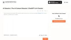 Screenshot of ContentDetector.ai