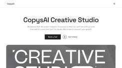 Screenshot of COPYSAI CREATIVE STUDIO