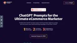 Screenshot of ChatGPT Ecommerce Prompt Generator