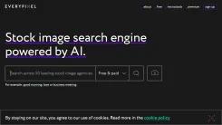 Screenshot of Stock Image Search AI