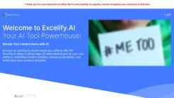 Screenshot of Excelify.AI