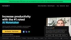 Screenshot of Fathom AI Notetaker