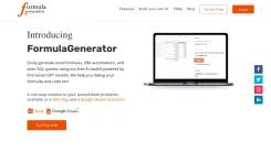 Screenshot of FormulaGenerator