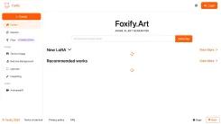 Screenshot of Foxify.art