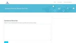 Screenshot of AI-Powered Sentence Rewriter