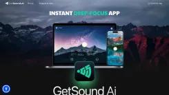 Screenshot of GetSound AI