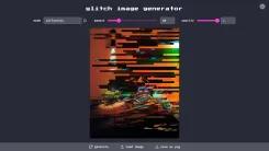 Screenshot of Glitch Image Generator