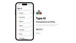 Screenshot of TYPE AI