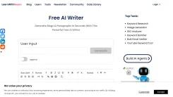 Screenshot of AI Writer