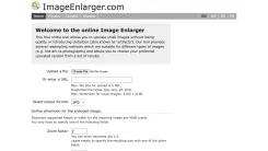 Screenshot of Online Image Enlarger