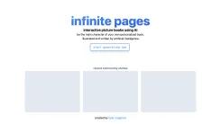 Screenshot of INFINITE PAGES