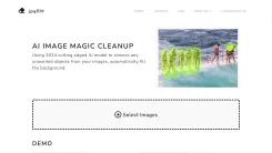 Screenshot of AI Image Cleanup