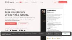 Screenshot of Kickresume