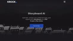 Screenshot of Storyboard AI