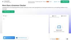 Screenshot of LanguageTool