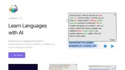Screenshot of Lingually.AI