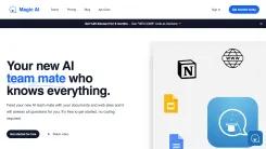 Screenshot of MagicAI