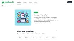 Screenshot of MealPractice