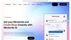 Screenshot of MindWrite AI