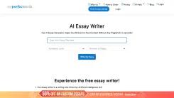 Screenshot of MyPerfectWords Essay Maker