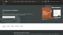 Screenshot of Oracle Autonomous Database