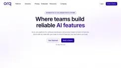 Screenshot of ORQ.AI