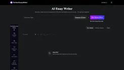 Screenshot of PerfectEssayWriter.ai