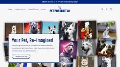 Screenshot of Pet Portrait AI