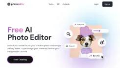 Screenshot of PhotoEditor.ai